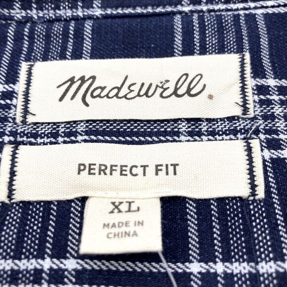 NWT Madewell Perfect Fit Men’s Warm Shirt Size XL - Picture 5 of 8